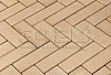 Тротуарная плитка Паркет 240x80x60мм Бежевый